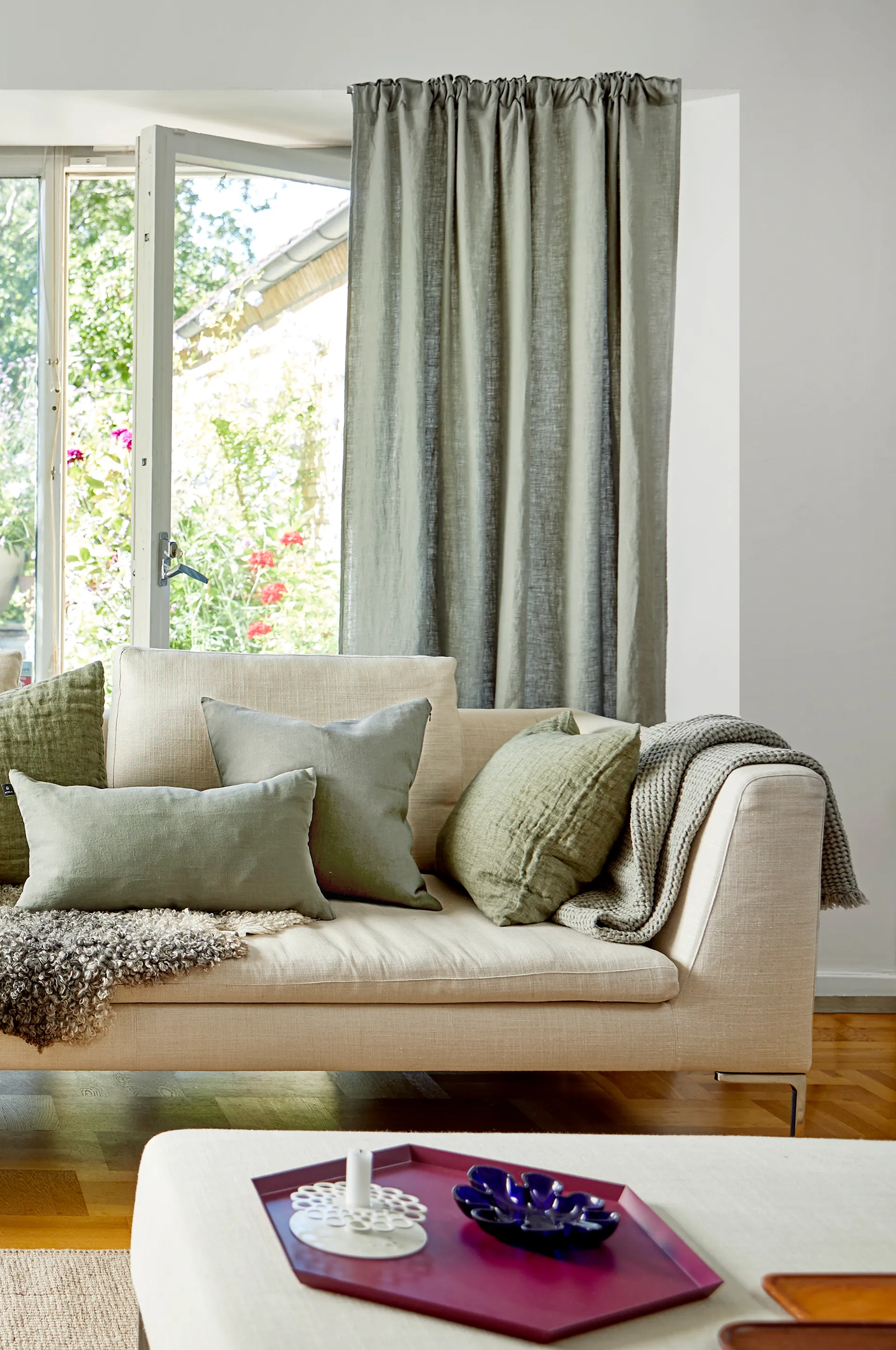 선샤인 베개 커버 50x50 cm, Sage Himla | 힘라