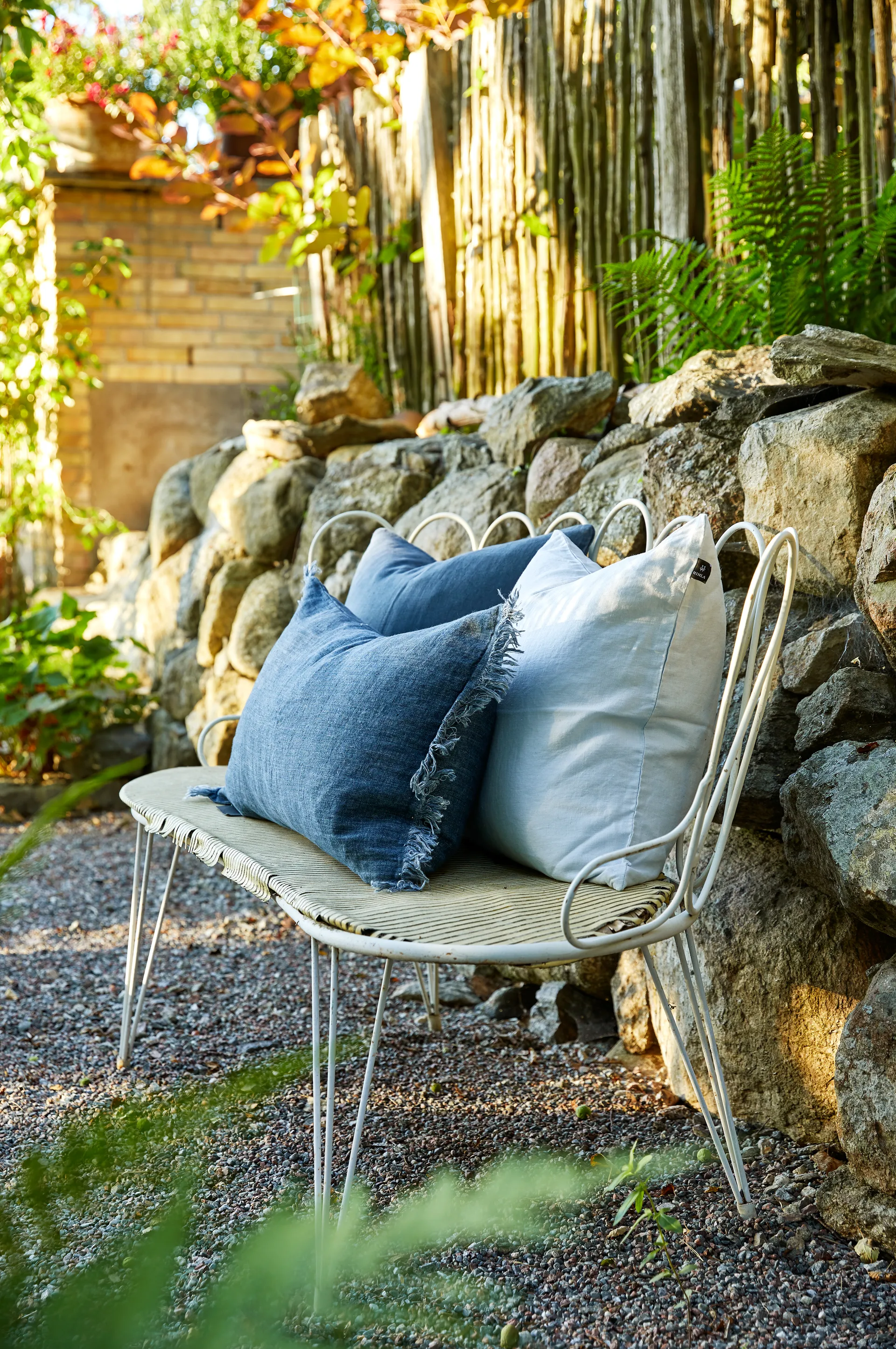 선샤인 베개 커버 50x50 cm, Silence (blue) Himla | 힘라