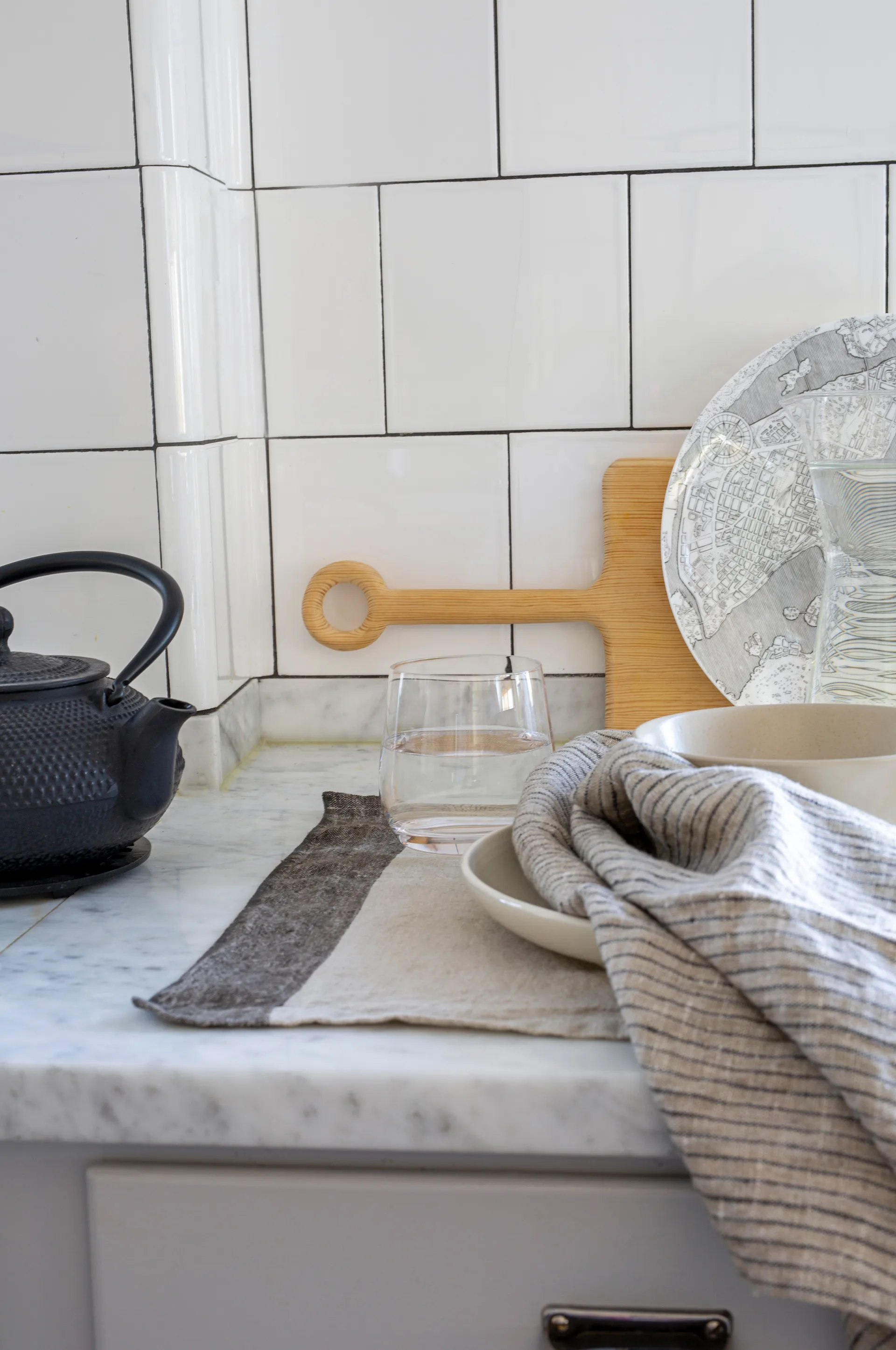 리누스 키친 타월 50x70 cm 2개 세트, Kohl-natural Himla | 힘라