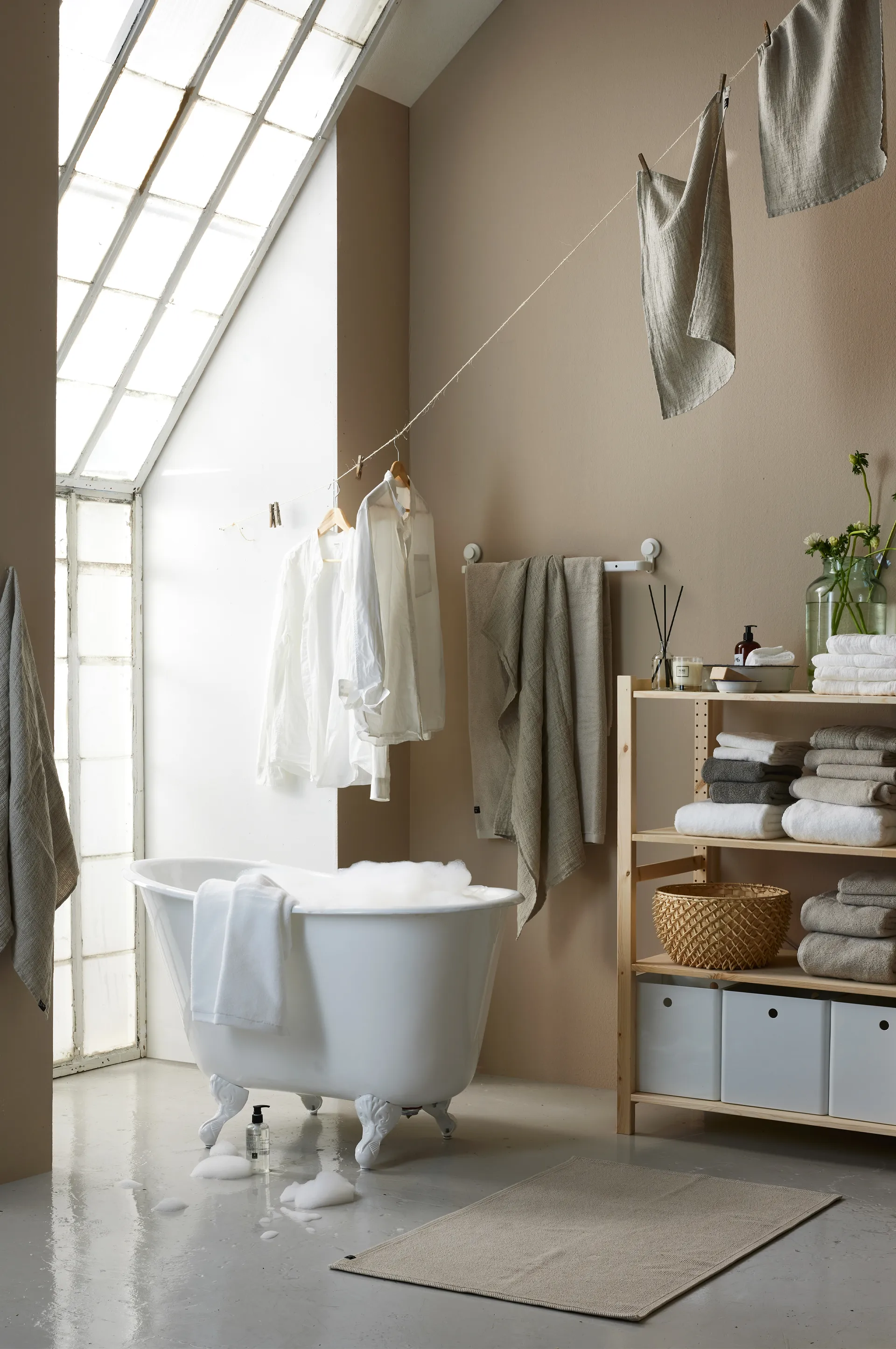 맥스 욕실 러그 60x90 cm, mother of pearl (beige) Himla | 힘라