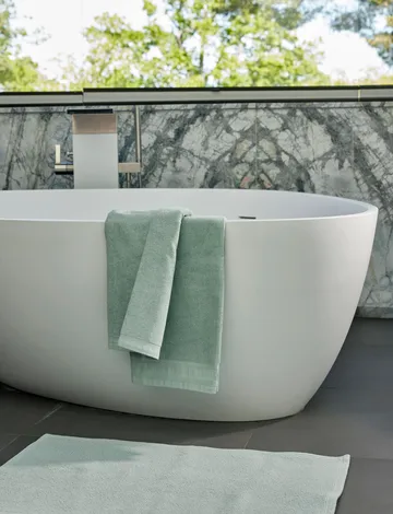 리나 타월 - Aqua, 100x150 cm - Himla | 힘라