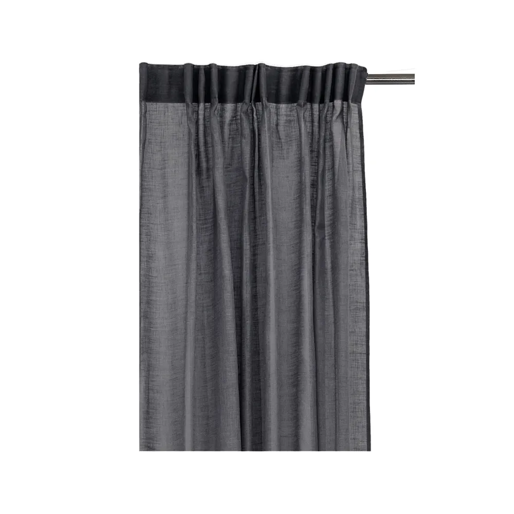 달스란드 커튼, Charcoal, pleat band and channel Himla | 힘라