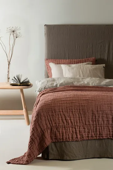 Hannelin 베드스프레드 러스트앤로즈(브라운) - 160x260 - Himla | 힘라