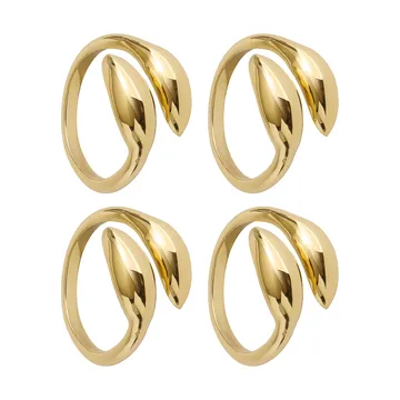Inverness 냅킨 링 - Brass, 4-pack - Himla | 힘라