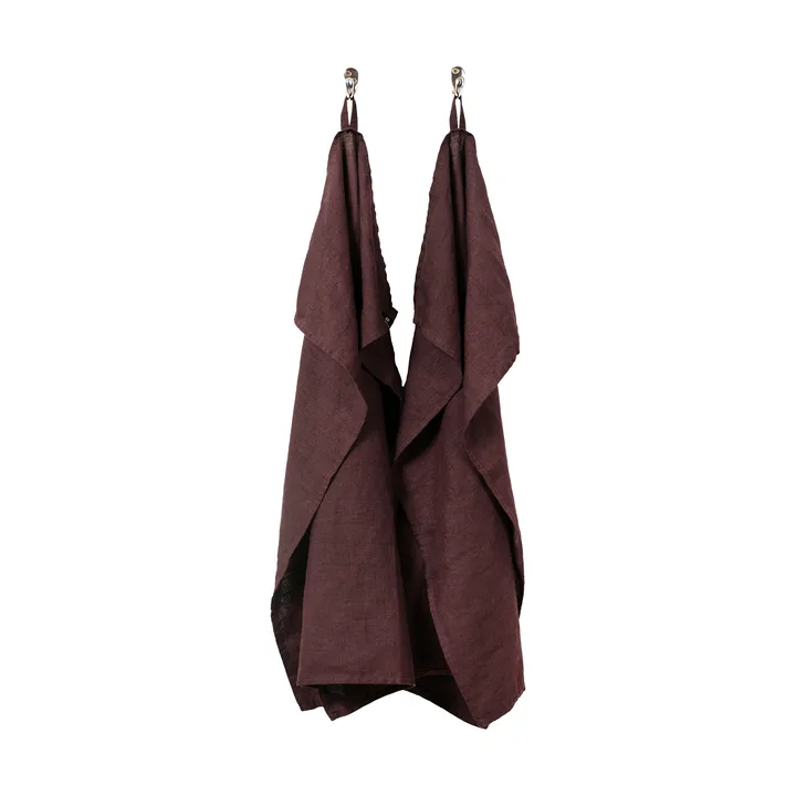 Sunshine 키친 타월 50x70 cm - Burgundy (red) - Himla | 힘라