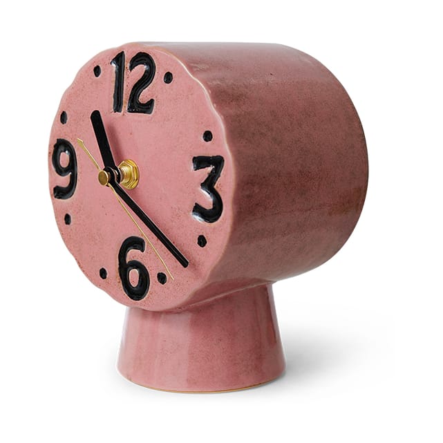 레트로 세라믹 시계 16.2 cm, Pink HKliving | 에이치케이리빙