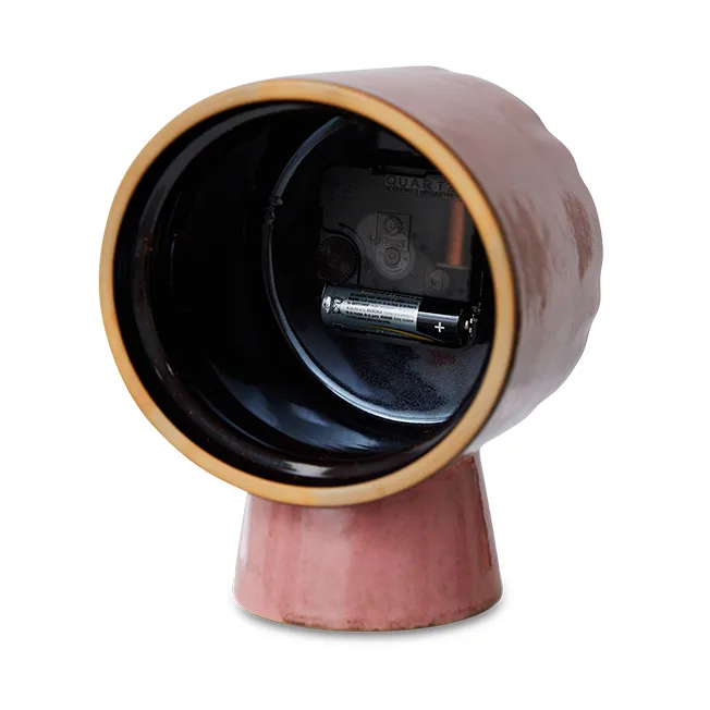 레트로 세라믹 시계 16.2 cm, Pink HKliving | 에이치케이리빙