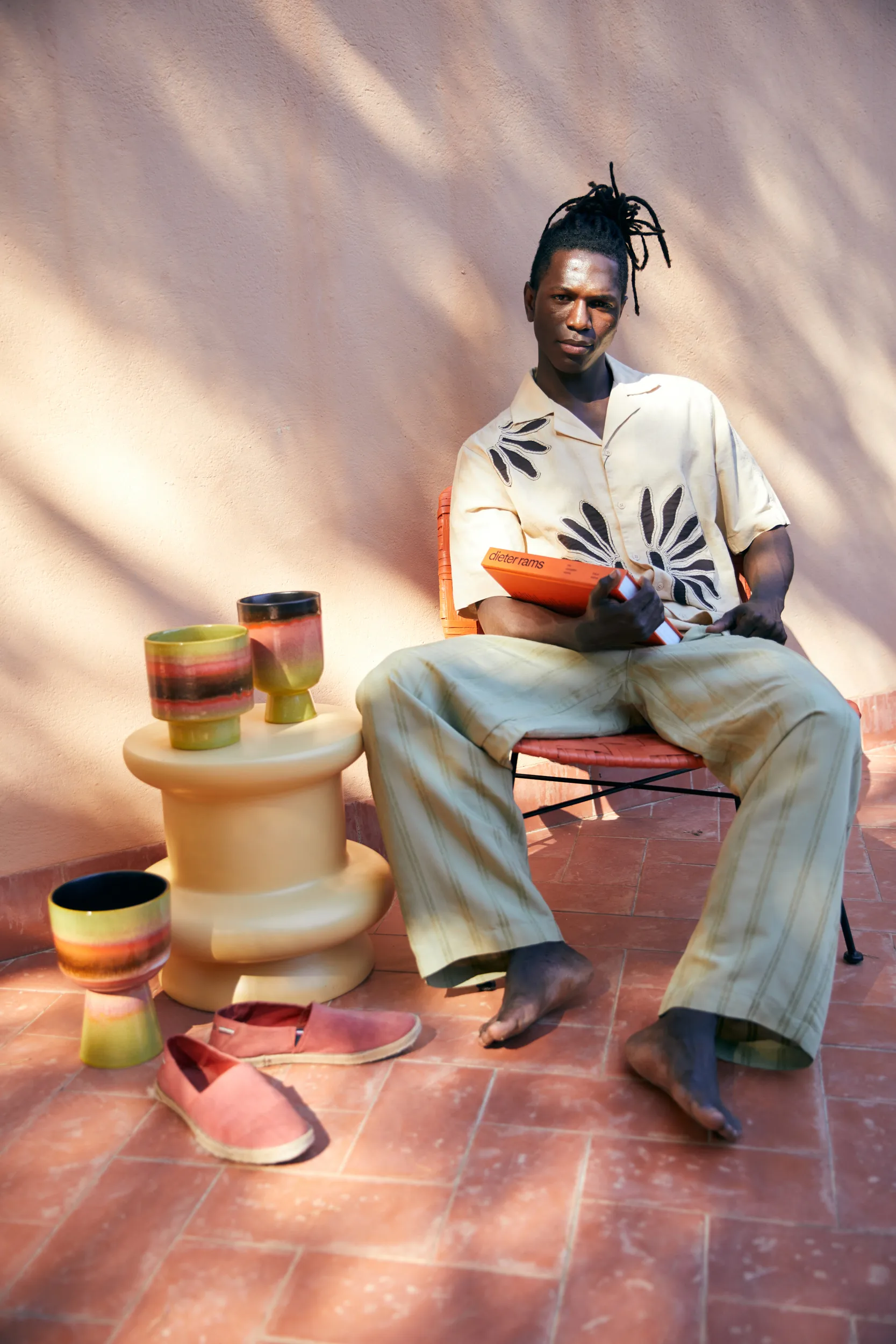 레트로 화분 Ø16.5 cm, Lime green HKliving | 에이치케이리빙