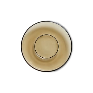 70's 글래스웨어 커피 소서 10.6 cm 4개 세트 - Mud brown - HKliving | 에이치케이리빙