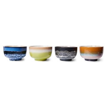 70's 보울 Ø13.5 cm 4개 세트 - Groovy - HKliving | 에이치케이리빙