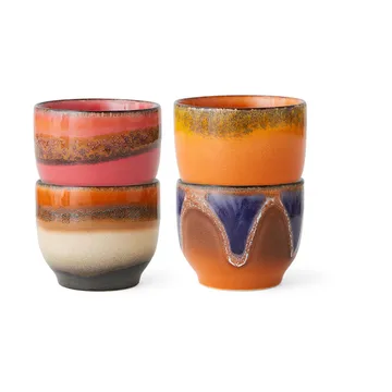 70's 컵 25 cl 4개 세트 - Java - HKliving | 에이치케이리빙