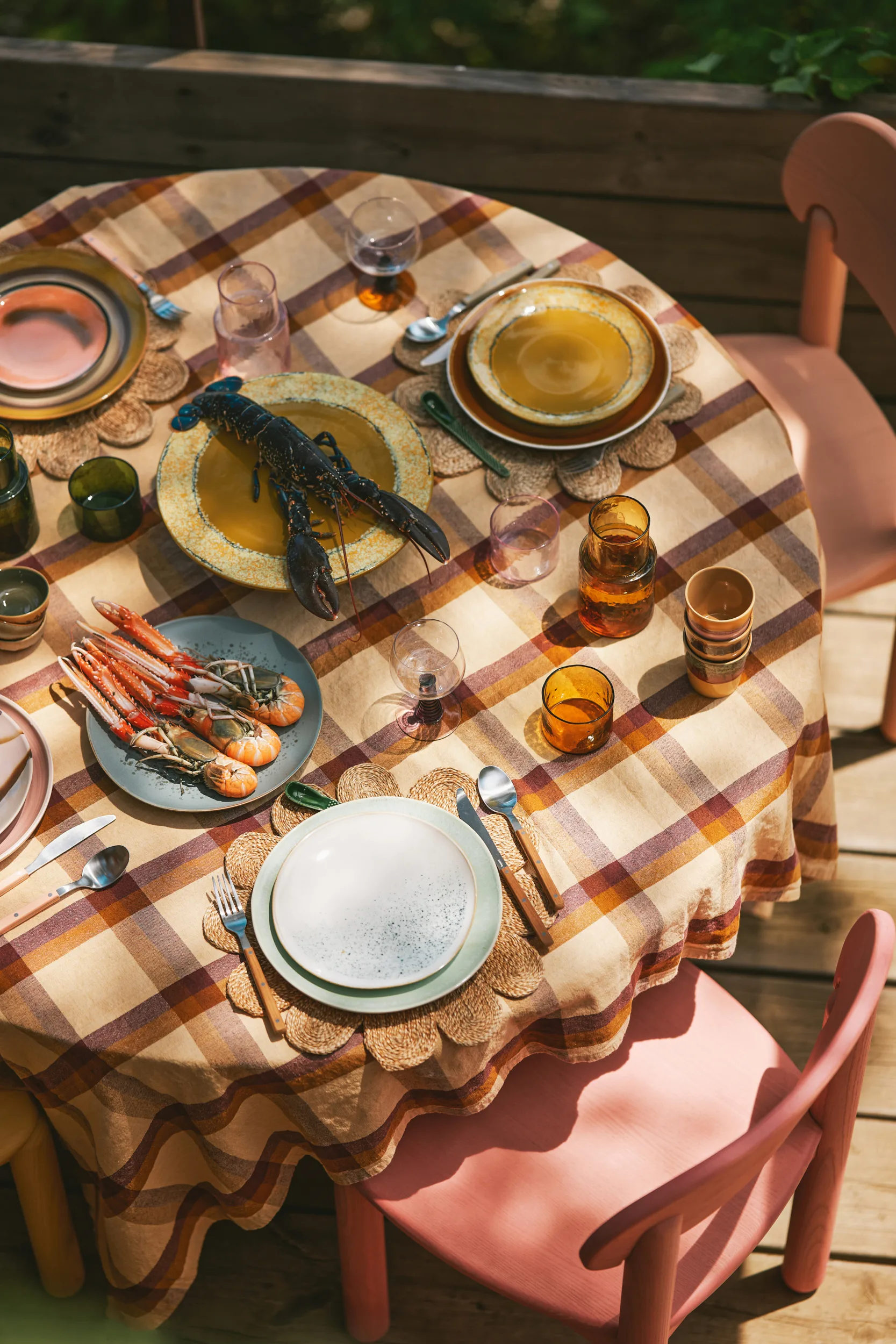 70's 플레이트 Ø27.5 cm 2개 세트, Palms HKliving | 에이치케이리빙