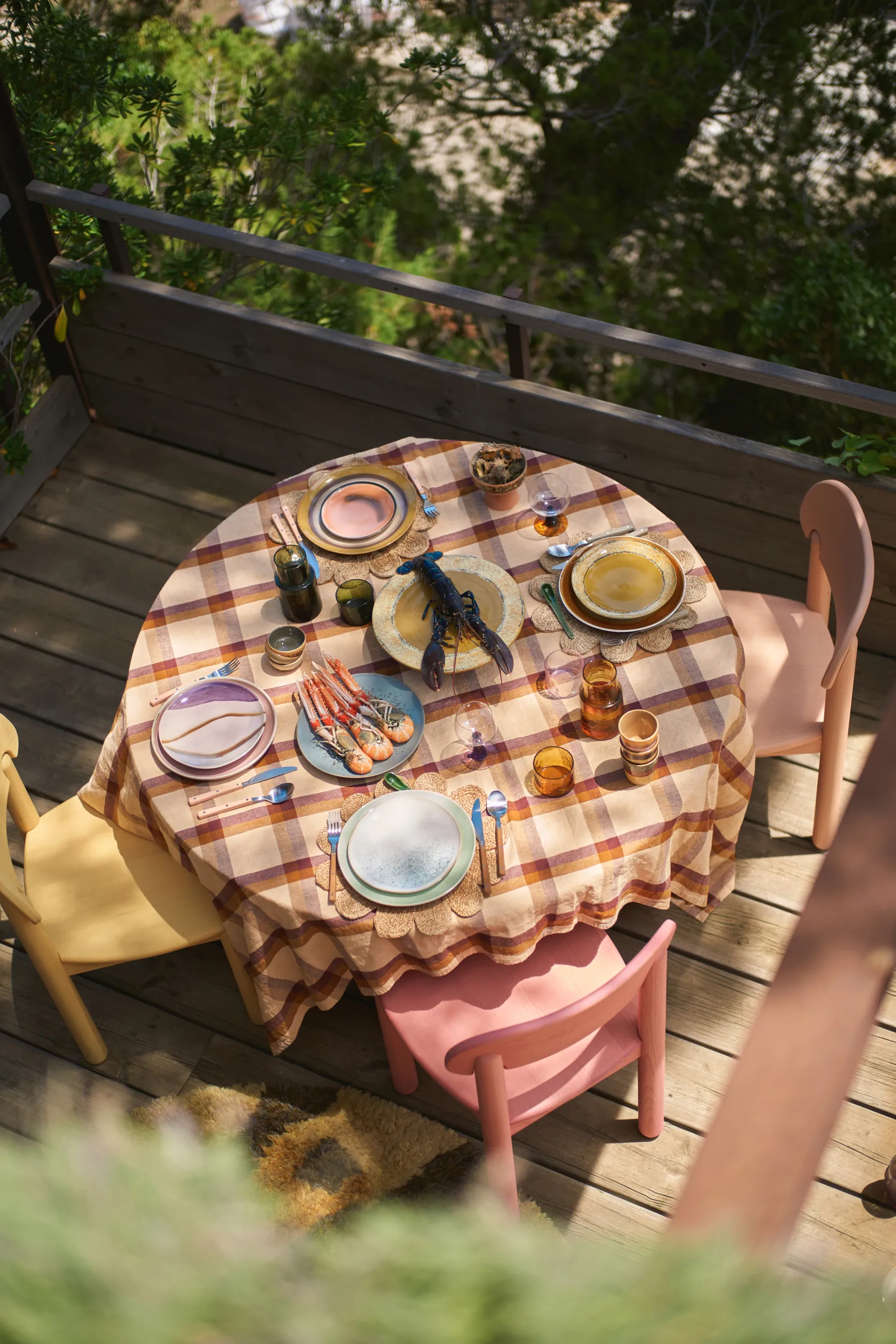 70's 스몰 보울 4개 세트, Marine HKliving | 에이치케이리빙