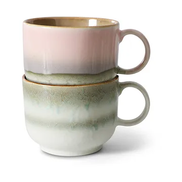 70's 티 컵 42.5 cl 2개 세트 - Nova - HKliving | 에이치케이리빙