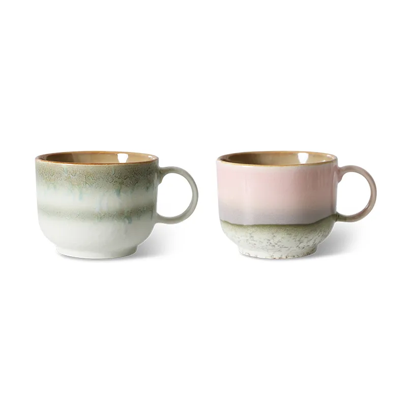 70's 티 컵 42.5 cl 2개 세트, Nova HKliving | 에이치케이리빙