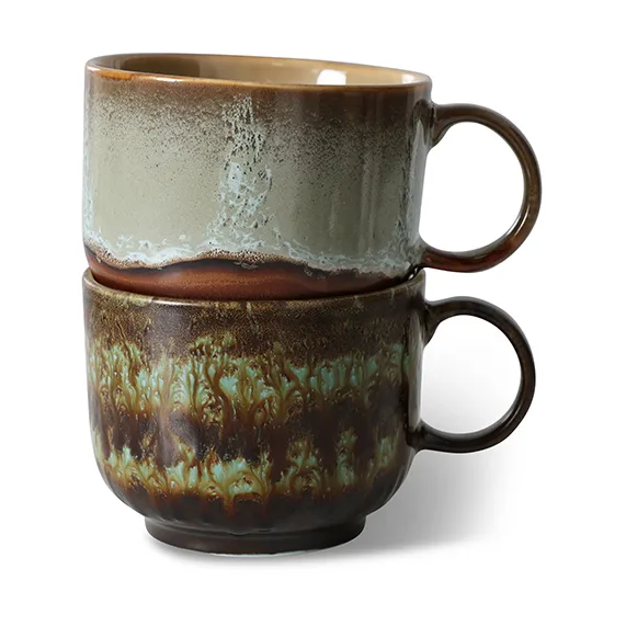 70's 티 컵 42.5 cl 2개 세트, Odyssey HKliving | 에이치케이리빙