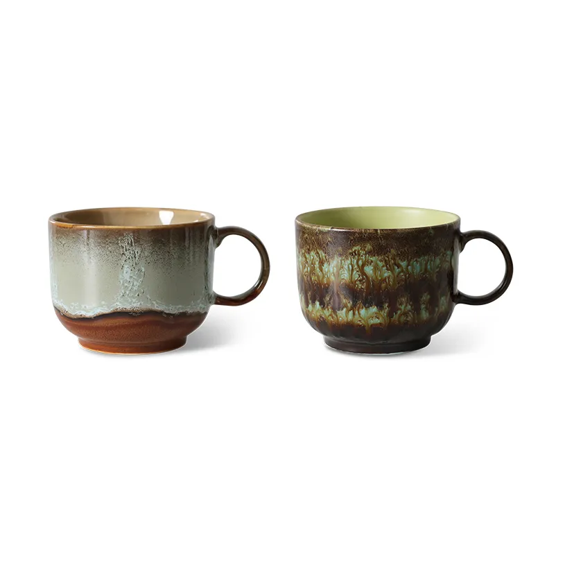 70's 티 컵 42.5 cl 2개 세트, Odyssey HKliving | 에이치케이리빙