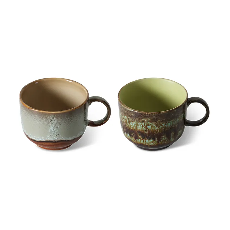 70's 티 컵 42.5 cl 2개 세트, Odyssey HKliving | 에이치케이리빙