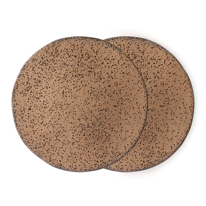Gradient 접시 29 cm 2개 세트 - taupe (brown) - HKliving | 에이치케이리빙