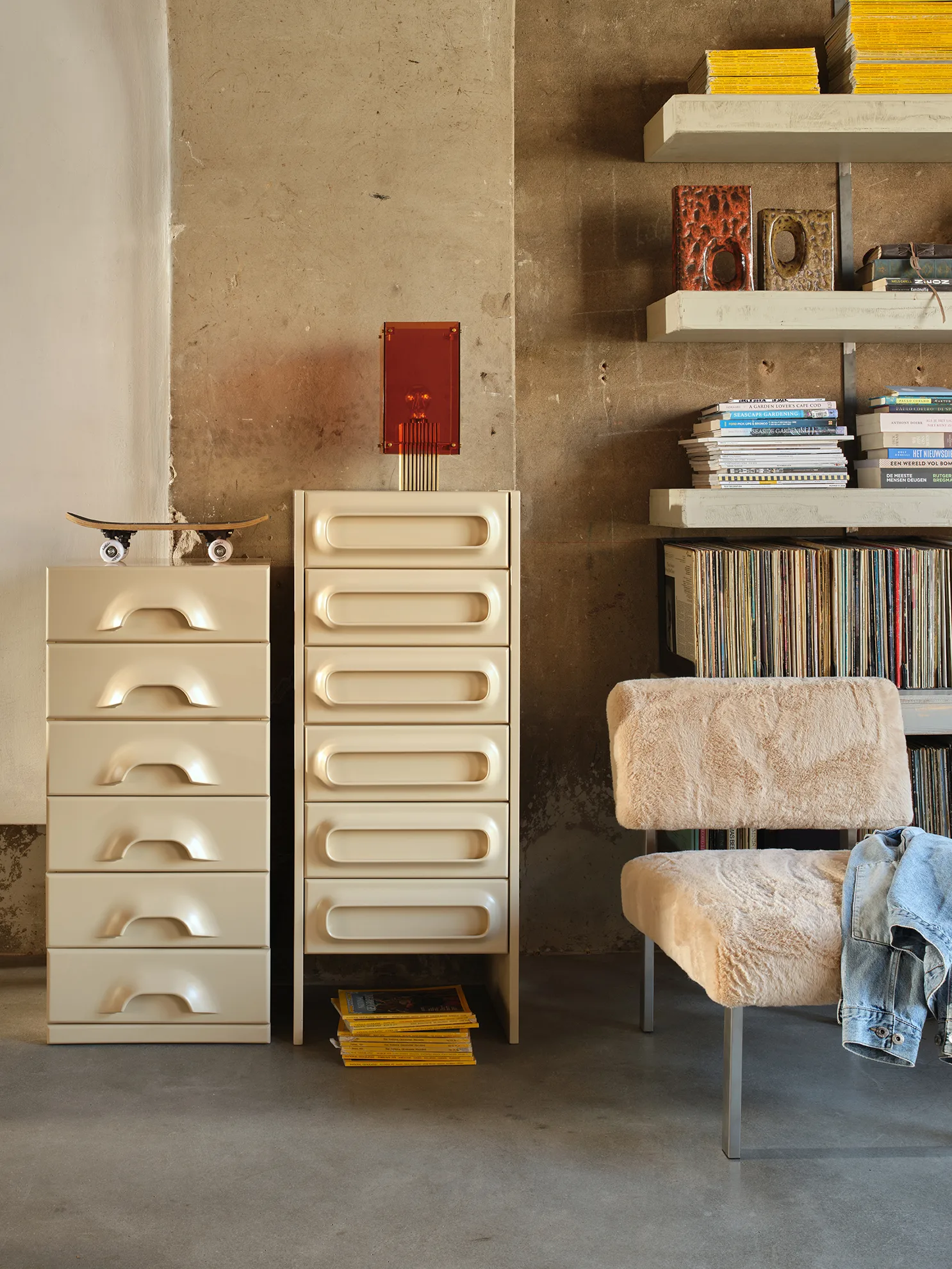 레트로 꽃병 M, Coral HKliving | 에이치케이리빙