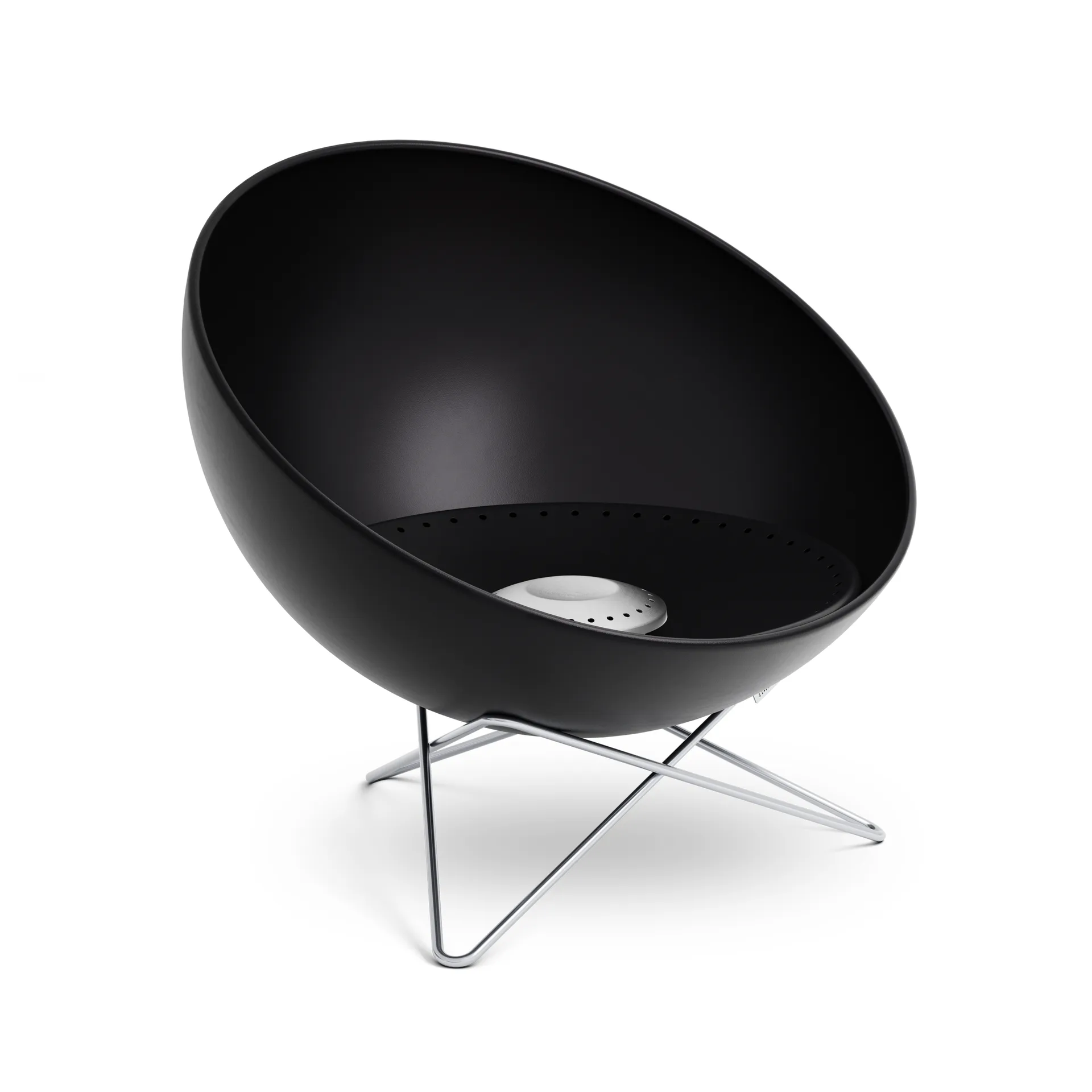 BOWL 57 화로 본체, Black-silver, star base Höfats