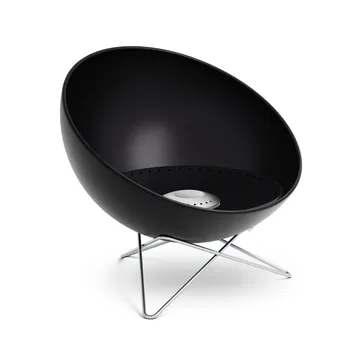 BOWL 57 화로 본체 - Black-silver, star base - Höfats