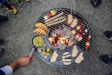 BOWL 57 화로 본체 - Black-silver, star base - Höfats