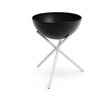 BOWL 57 화로 본체 - Black-silver, tripod stand - Höfats