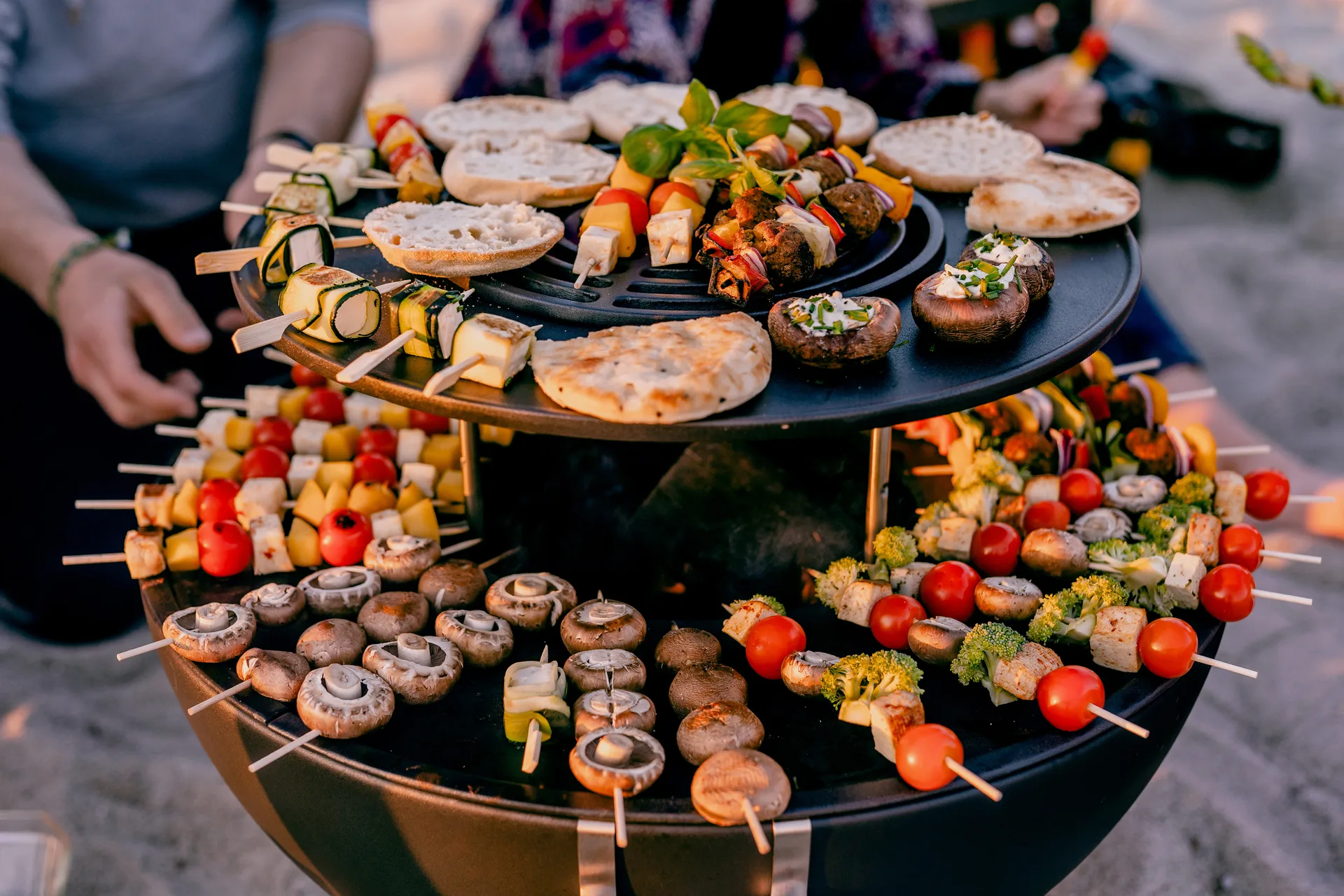 BOWL 57 화로용 그릴 셸프, Black Höfats