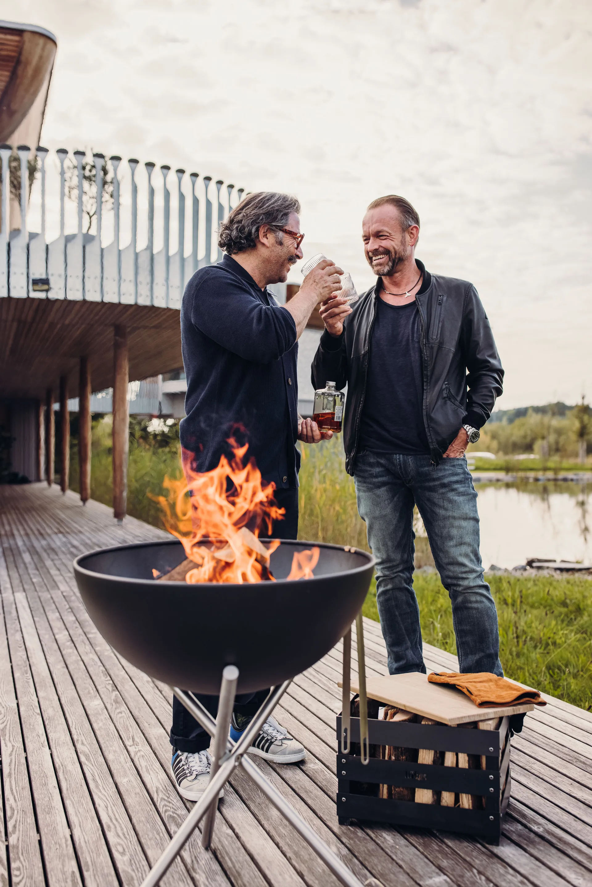 BOWL 57 화로용 삼각 스탠드, Silver Höfats