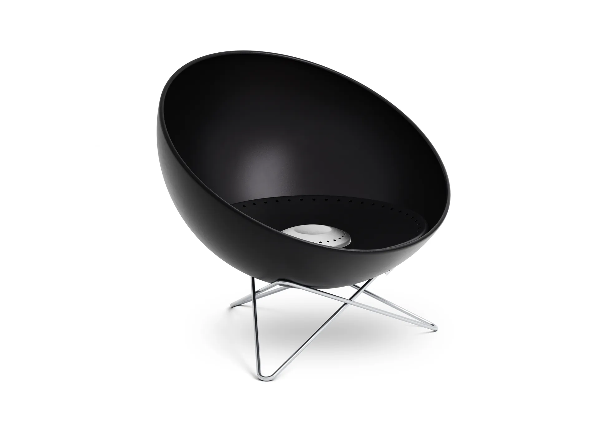 BOWL 70 화로 본체, Black-silver, star base Höfats