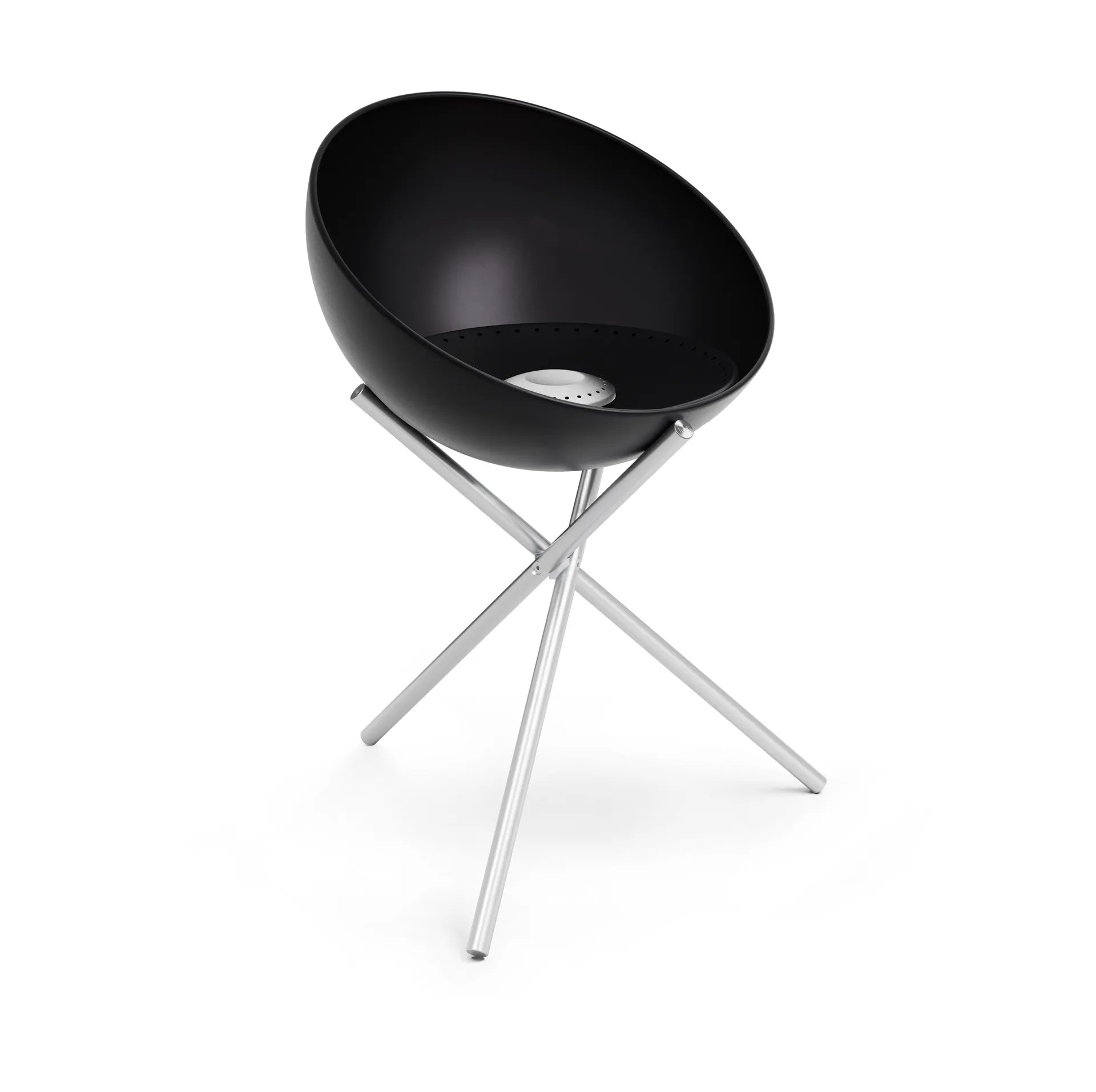 BOWL 70 화로 본체, Black-silver, tripod stand Höfats