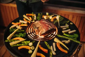 BOWL 70 화로용 그릴 셸프 - Black - Höfats