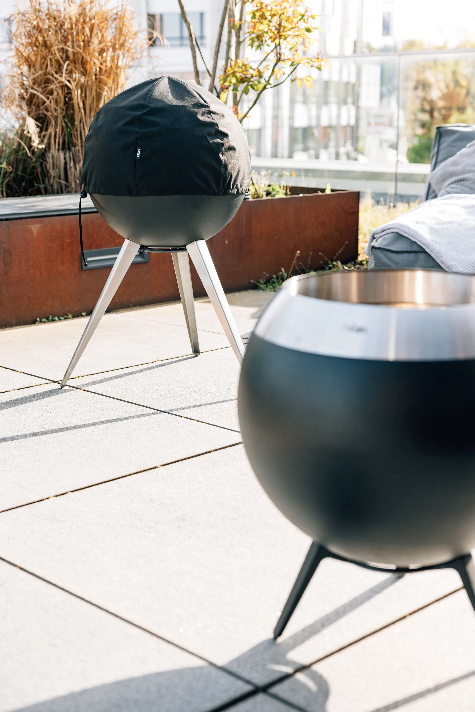 MOON 45 화로용 커버, Black Höfats