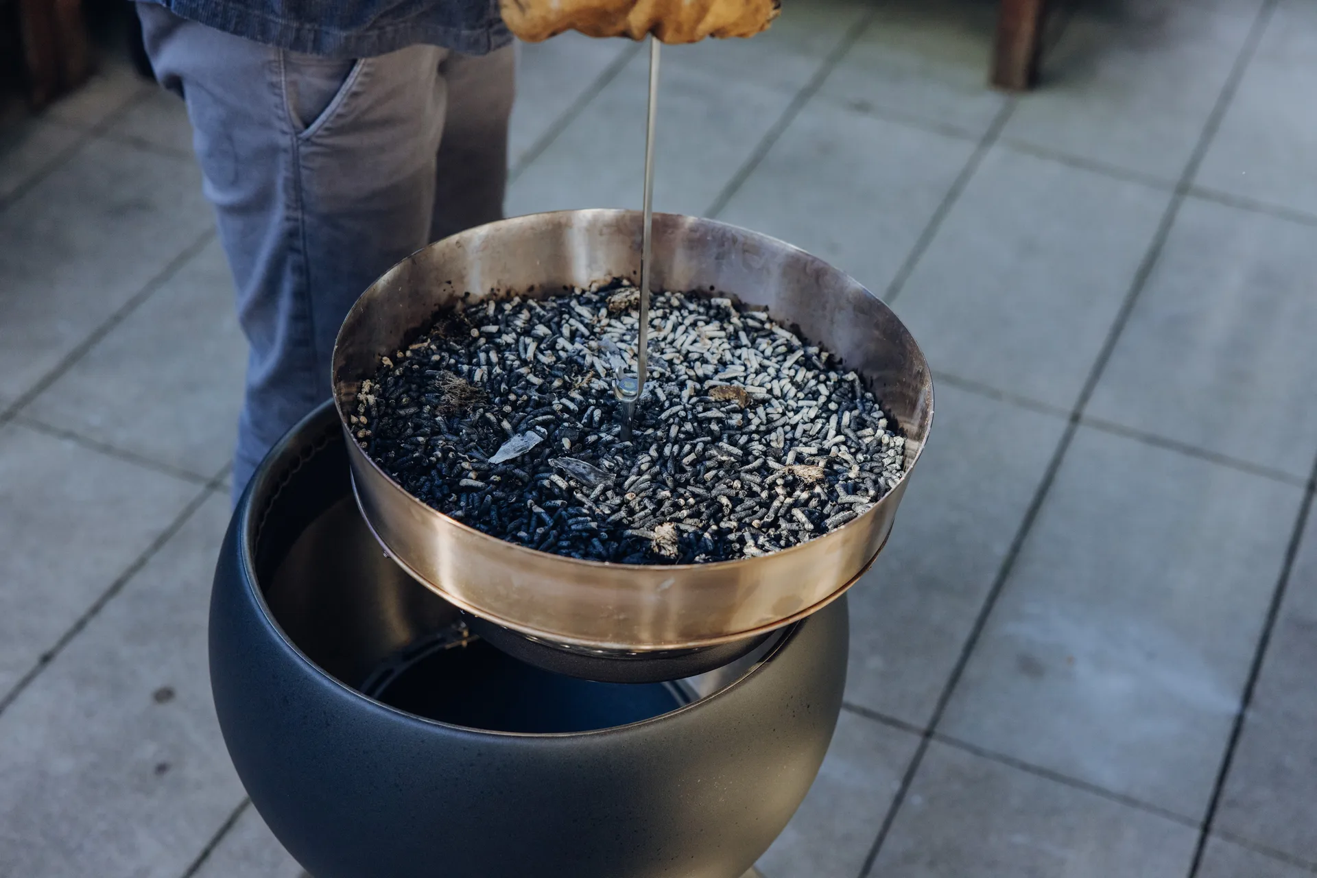 MOON 45 화로용 재받이(익스텐션 포함), Silver Höfats