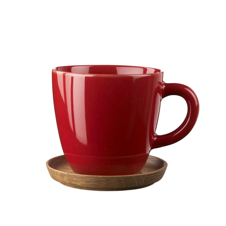호가나스 커피컵 - red shiny - Höganäs Keramik | 호가나스 세라믹