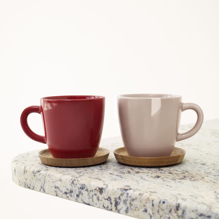 호가나스 커피컵 - red shiny - Höganäs Keramik | 호가나스 세라믹