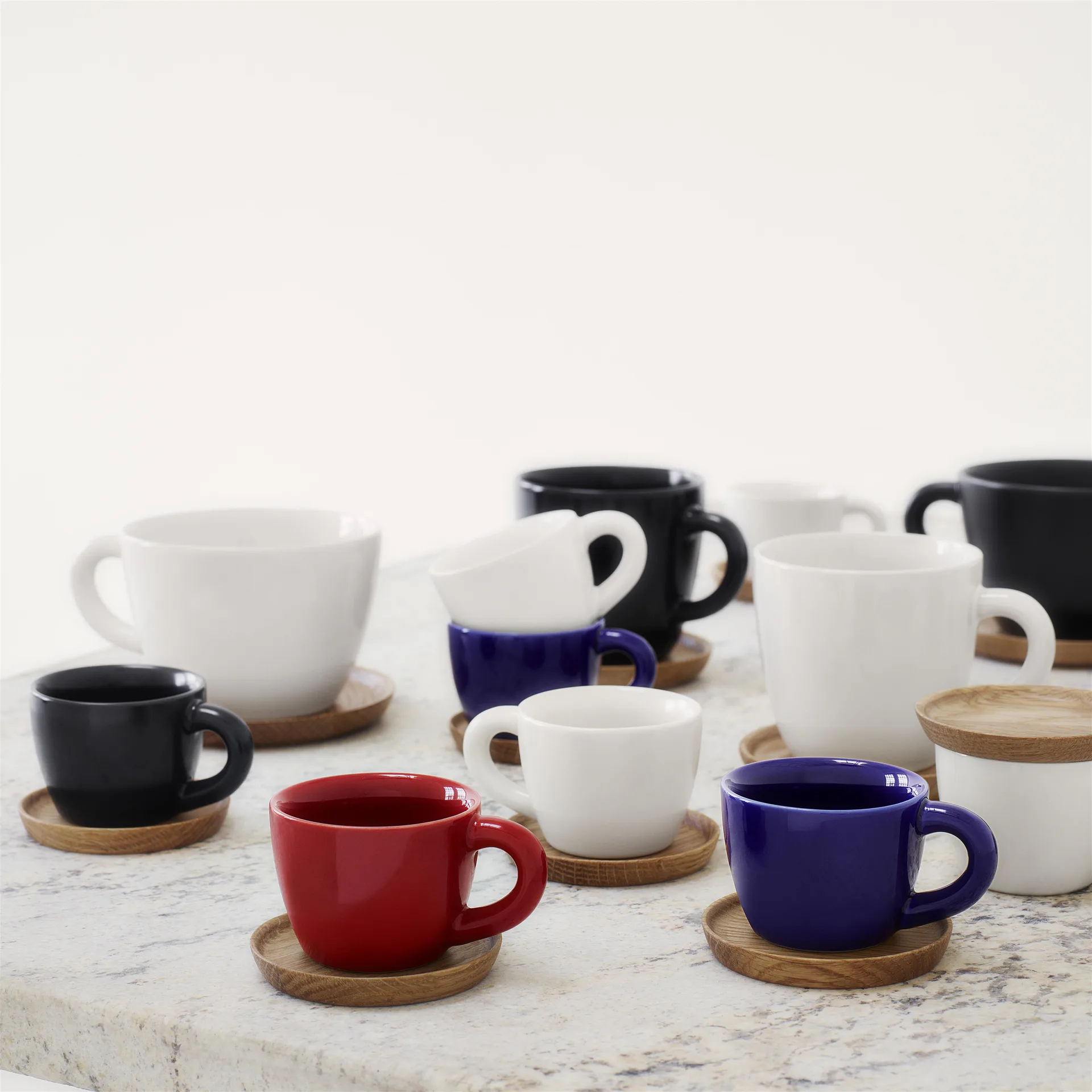 호가나스 에스프레소컵, shiny white Höganäs Keramik | 호가나스 세라믹