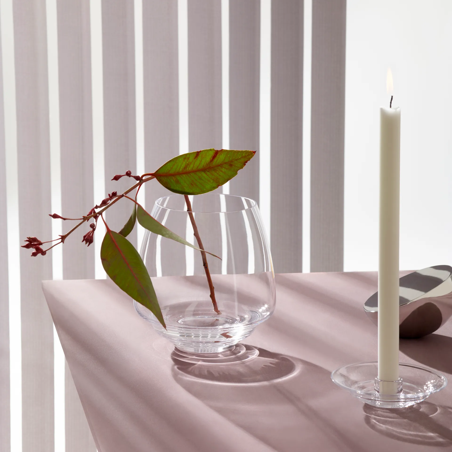 플로우 캔들홀더 18.5 cm, Clear Holmegaard | 홀메가르드