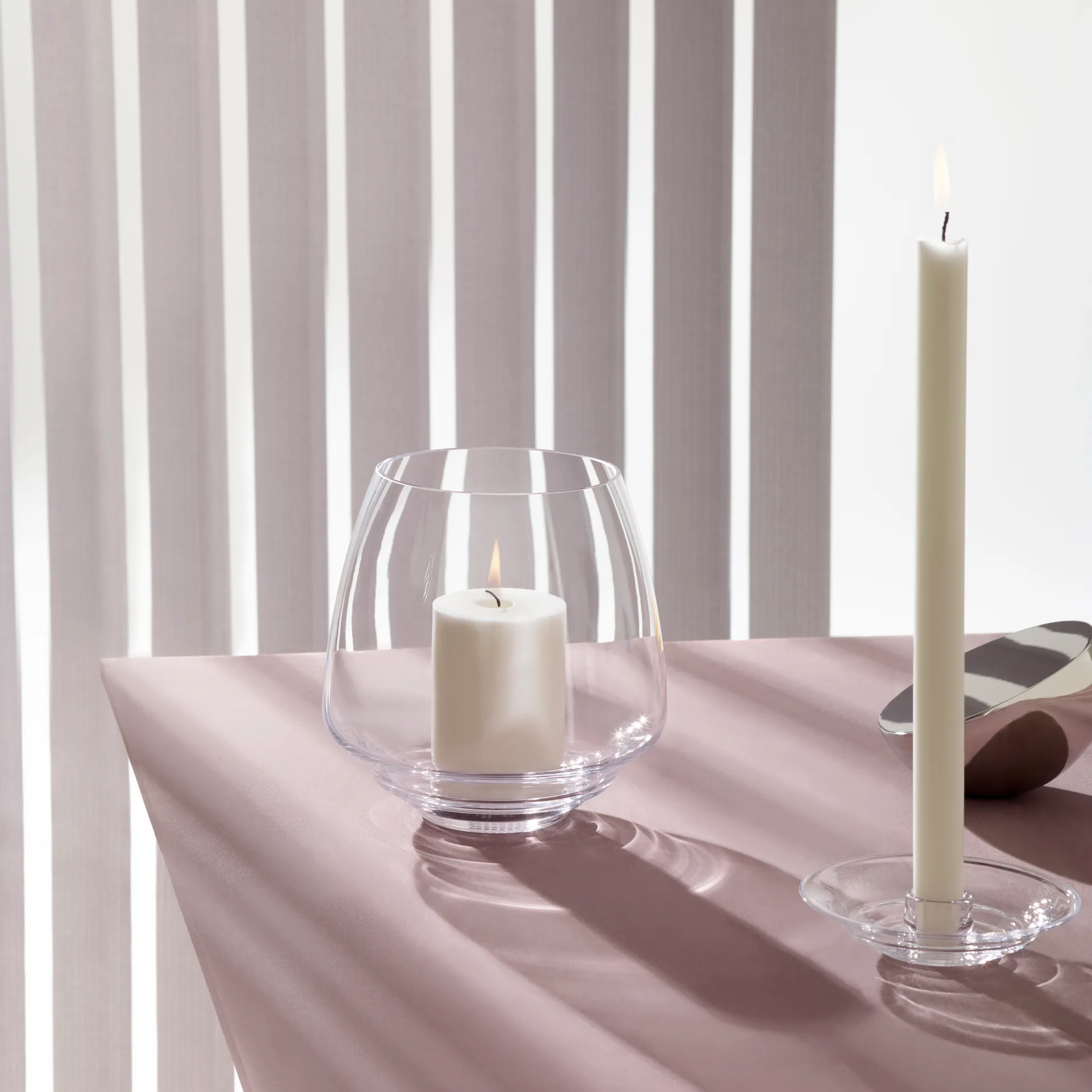 플로우 캔들홀더 18.5 cm, Clear Holmegaard | 홀메가르드
