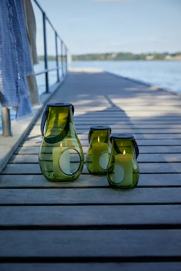 디자인 위드 라이트 캔들홀더 올리브 그린 - 25 cm - Holmegaard | 홀메가르드