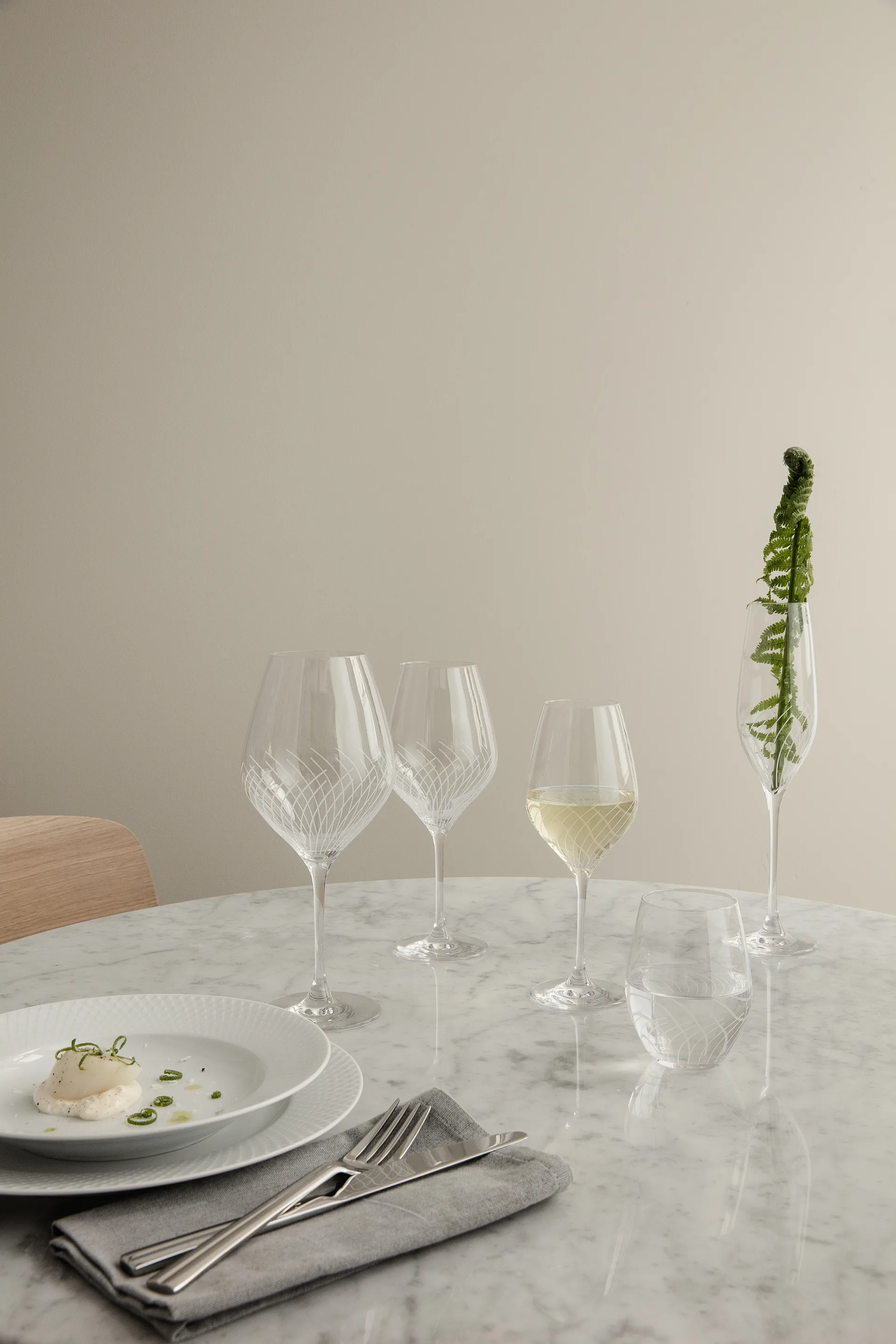 까베르네 라인즈 샴페인 글라스 29 cl 2개 세트, Clear Holmegaard | 홀메가르드