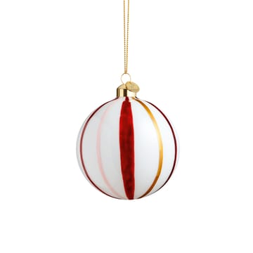 수베니어 크리스마스 바우블 스트라이프 Ø8 cm - red - Holmegaard | 홀메가르드