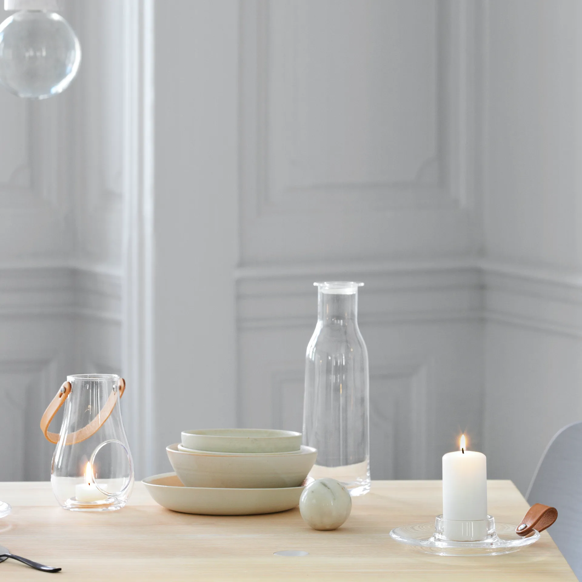 Design & 라이트 블록 캔들스틱, 17 cm Holmegaard | 홀메가르드