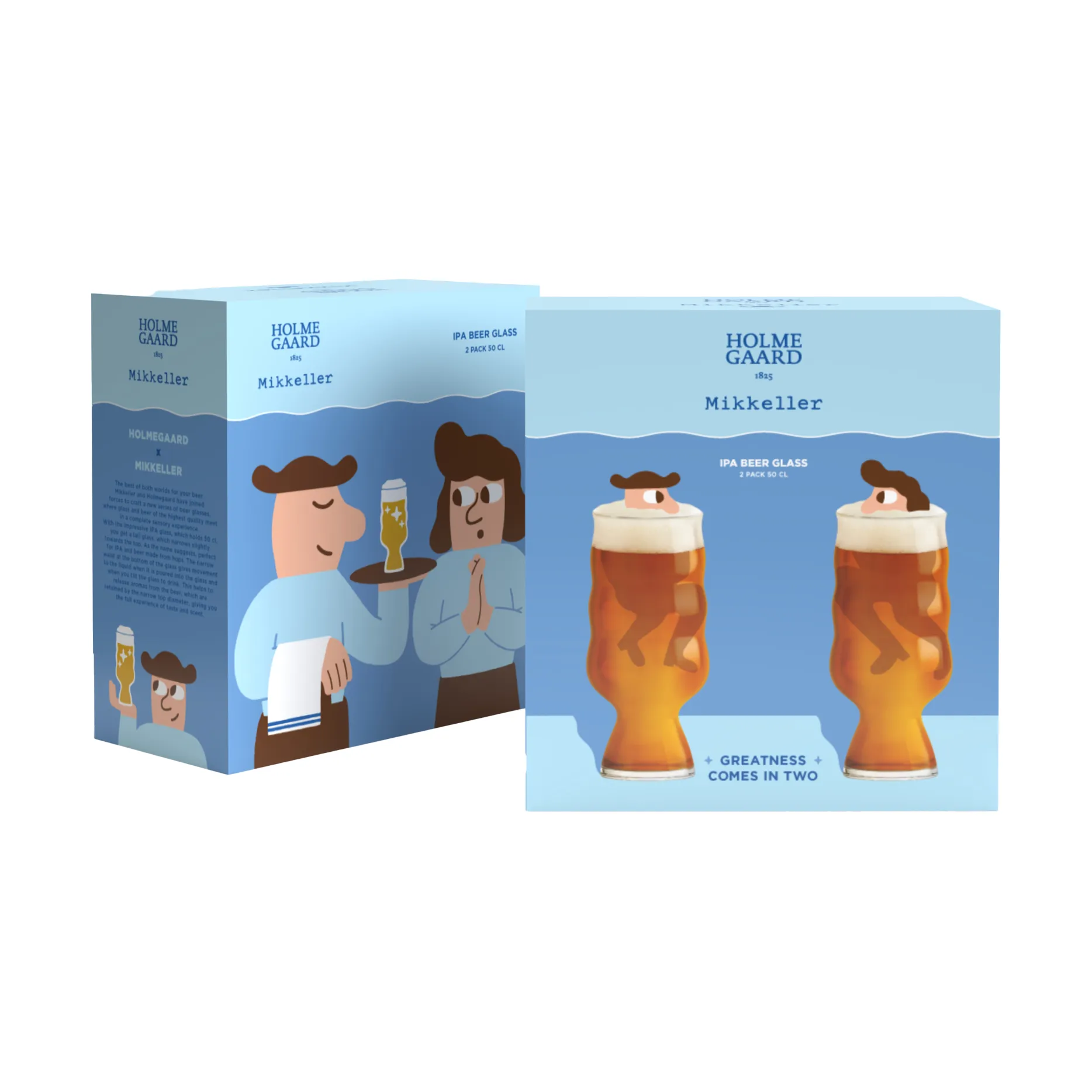 미켈러 IPA 맥주잔 2개 세트, 50 cl Holmegaard | 홀메가르드