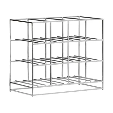 하우스 닥터 와인 랙 12병 41x35 cm - Silver finish - House Doctor | 하우스닥터