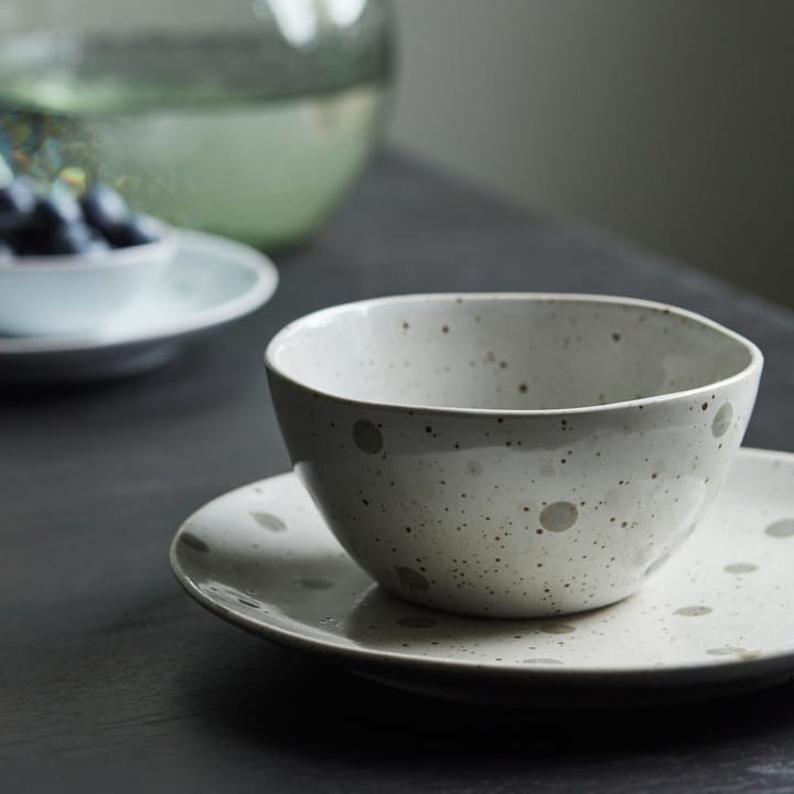 닷츠 보울 Ø12 cm, White-green dots House Doctor | 하우스닥터