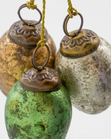 하우스 닥터 부활절 달걀 장식 12개 세트 - Green, Pink, Off-white - House Doctor | 하우스닥터