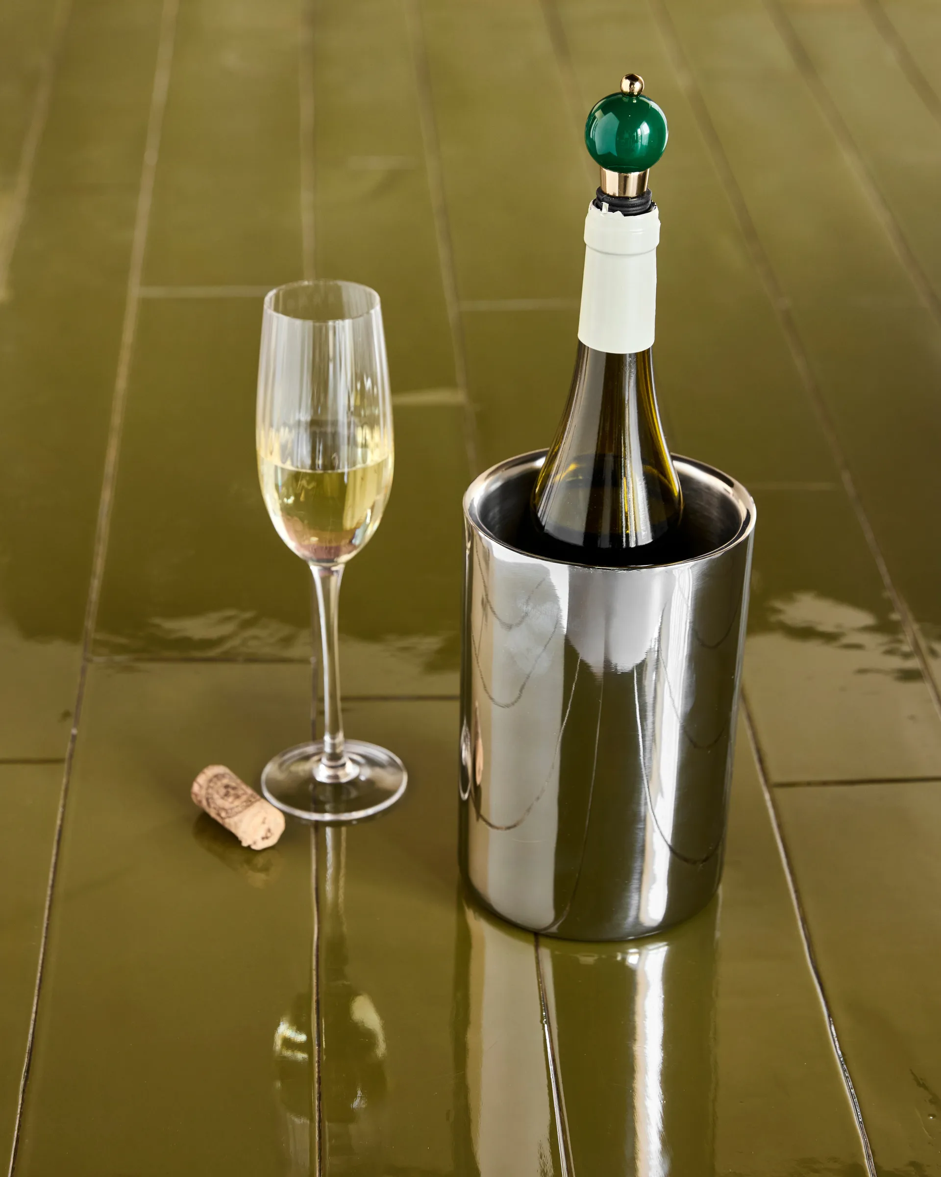 케트 와인 쿨러 Ø12.5x18 cm, Silver finish House Doctor | 하우스닥터