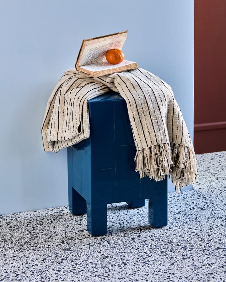 라인스 베드스프레드 130x180 cm, Black-off-white House Doctor | 하우스닥터